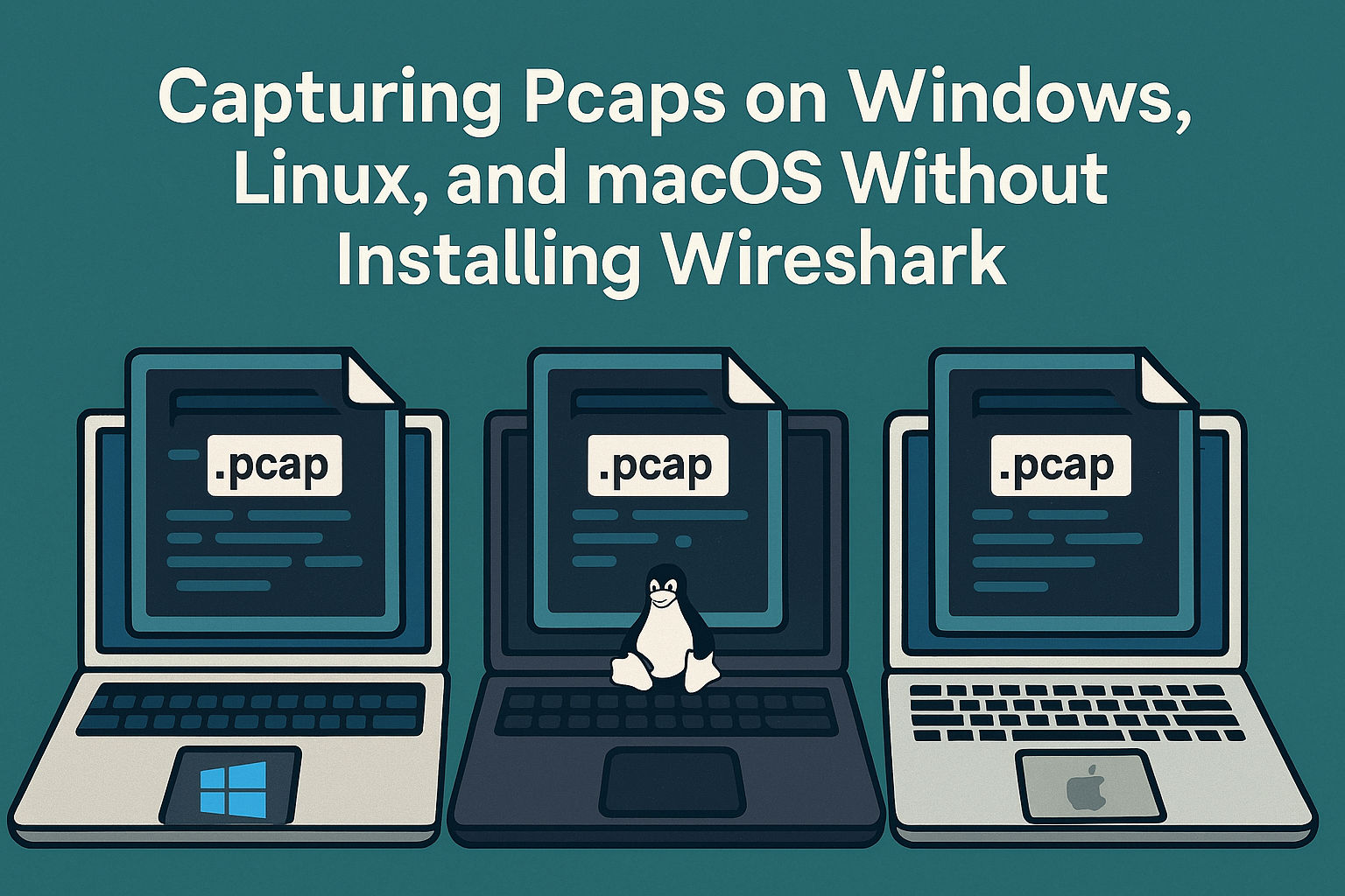 Capture PCAPs without Wireshark